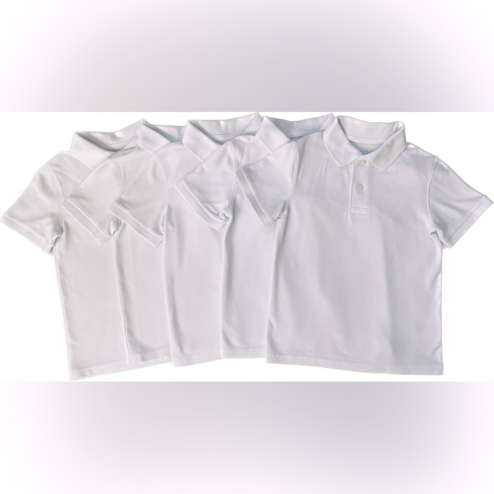 Cat & Jack White Polo shirts.
